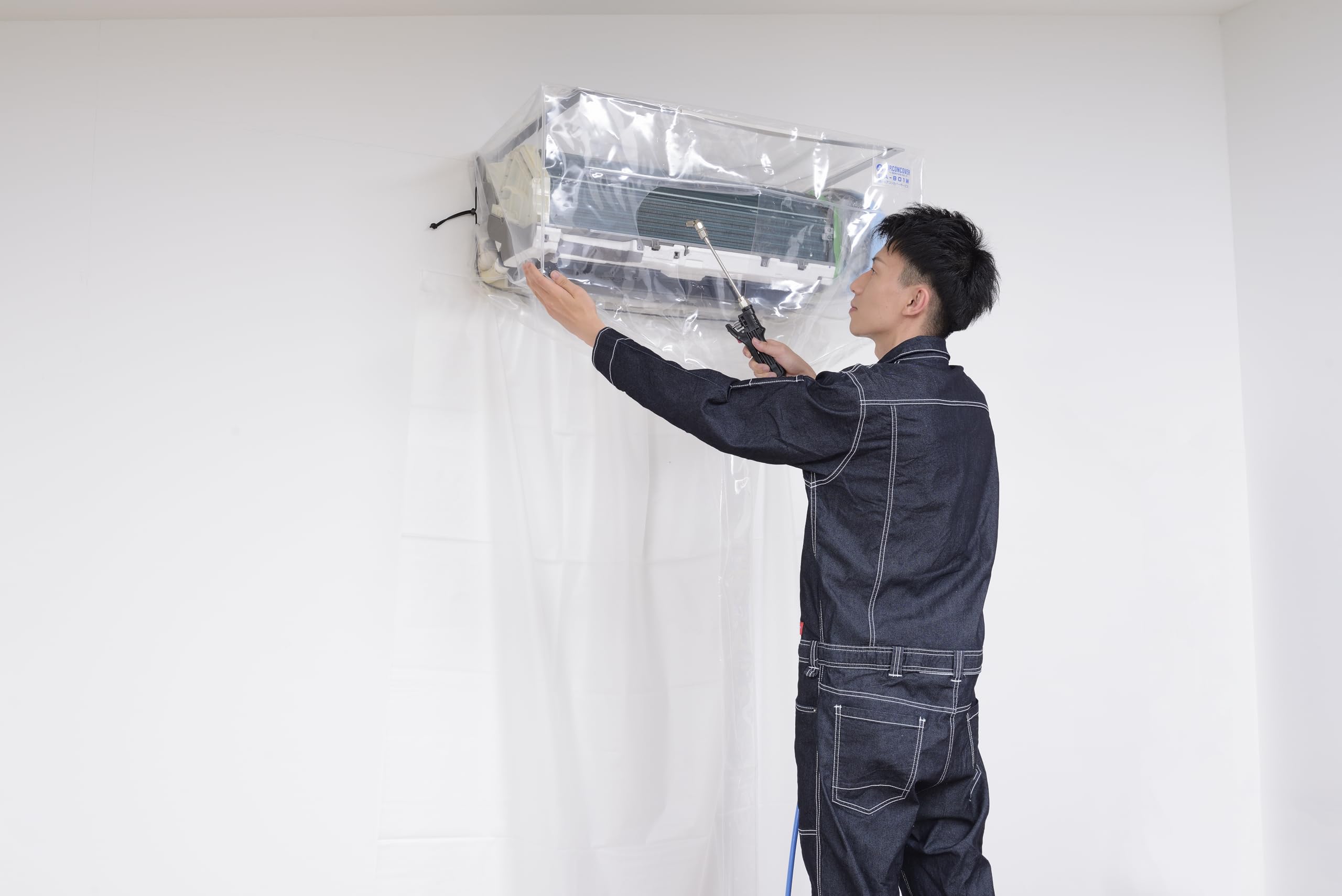 BBK 壁掛用エアコン洗浄カバー(ワイド・一般) SA-801W Amazon | BBK 壁掛用エアコン洗浄カバー(ワイド・一般) SA-801W